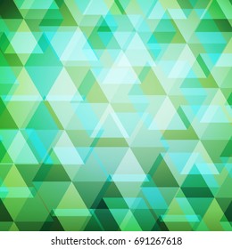 Abstract texture geometric green and gray with space modern  design on Light  gray background, vector illustration