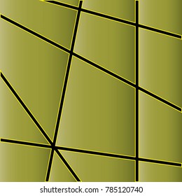 Abstract texture geometric. Green and yellow color. Futuristic background, vector illustration