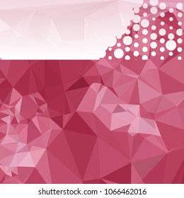 Abstract texture with geometric pattern. Background for banner, label, tag, flyer and abstract web background. Copy space. Vector clip art.