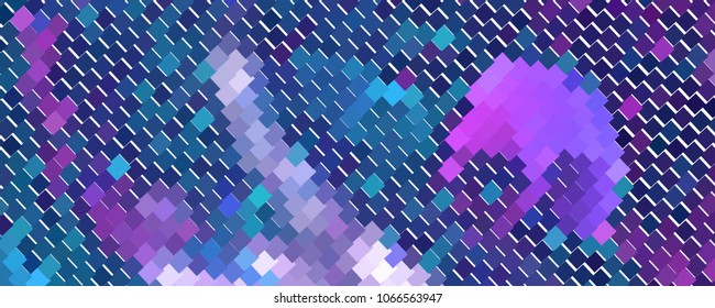 Abstract texture with geometric pattern. Horizontal banner, label, tag, flyer and abstract web background. Copy space. Vector clip art.