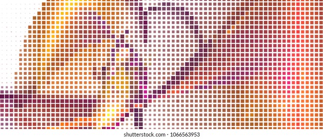 Abstract texture with geometric pattern. Horizontal banner, label, tag, flyer and abstract web background. Copy space. Vector clip art.
