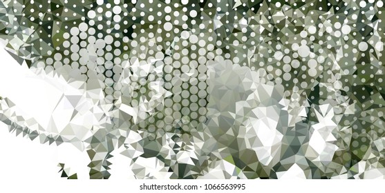 Abstract texture with geometric pattern. Horizontal banner, label, tag, flyer and abstract web background. Copy space. Vector clip art.