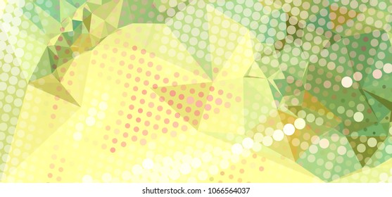 Abstract texture with geometric pattern. Horizontal banner, label, tag, flyer and abstract web background. Copy space. Vector clip art.