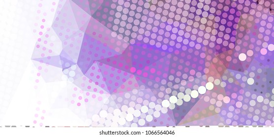Abstract texture with geometric pattern. Horizontal banner, label, tag, flyer and abstract web background. Copy space. Vector clip art.