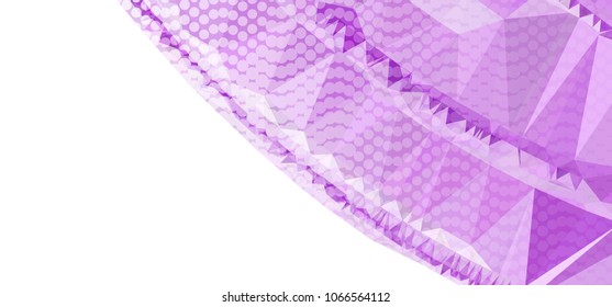 Abstract texture with geometric pattern. Horizontal banner, label, tag, flyer and abstract web background. Copy space. Vector clip art.