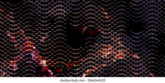 Abstract texture with geometric pattern. Horizontal banner, label, tag, flyer and abstract web background. Copy space. Vector clip art.
