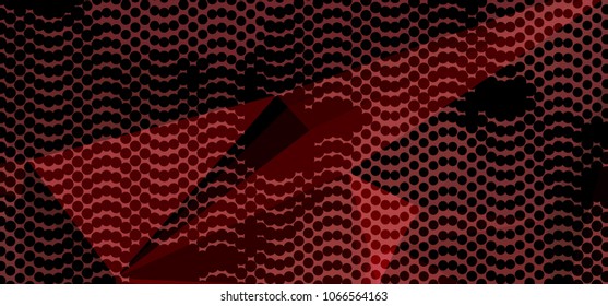 Abstract texture with geometric pattern. Horizontal banner, label, tag, flyer and abstract web background. Copy space. Vector clip art.