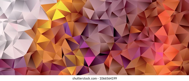 Abstract texture with geometric pattern. Horizontal banner, label, tag, flyer and abstract web background. Copy space. Vector clip art.