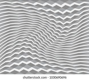 Abstract texture geometric White and gray color technology modern futuristic background, vector illustration