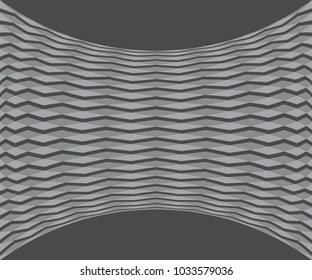 Abstract texture geometric White and gray color technology modern futuristic background, vector illustration