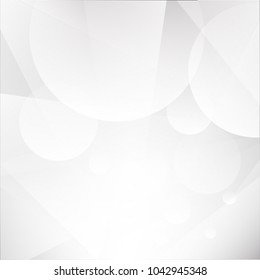 Abstract texture geometric white and gray with space modern design on Light gray background, vector illustration