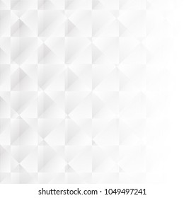 Abstract texture geometric white and gray with space modern design on Light gray background, vector illustration