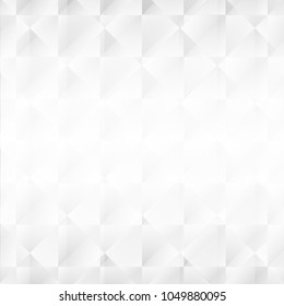 Abstract texture geometric white and gray with space modern design on Light gray background, vector illustration