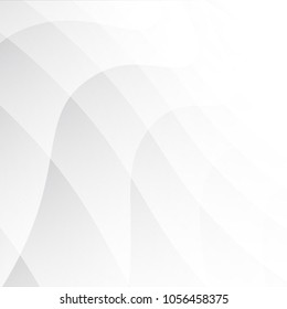 Abstract texture geometric white and gray with space modern design on Light gray background, vector illustration
