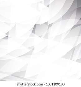 Abstract texture geometric White and gray color technology modern futuristic background, vector illustration