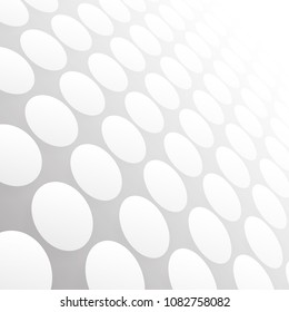 Abstract texture geometric White and gray color technology modern futuristic background, vector illustration