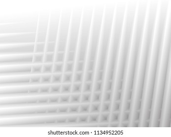 Abstract texture geometric White and gray color technology modern futuristic background, vector illustration