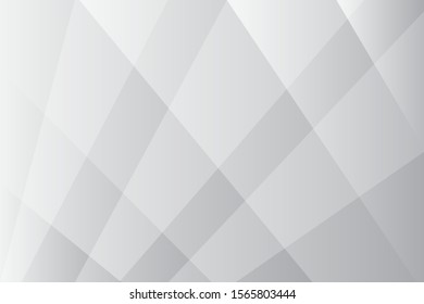 Abstract texture geometric White and gray color technology modern
futuristic background, vector illustration