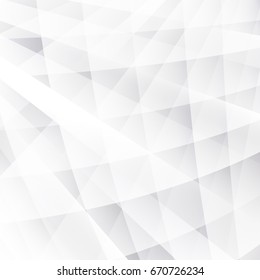 Abstract texture geometric White and gray color technology modern futuristic background, vector illustration