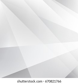 Abstract texture geometric White and gray color technology modern futuristic background, vector illustration