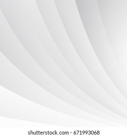 Abstract texture geometric White and gray color technology modern futuristic background, vector illustration