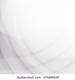 Abstract texture geometric White and gray color technology modern futuristic background, vector illustration