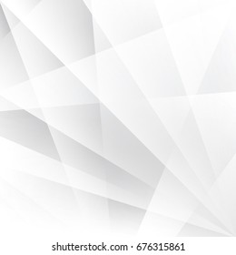 Abstract texture geometric White and gray color technology modern futuristic background, vector illustration