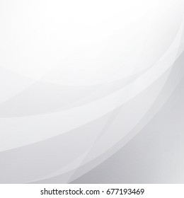 Abstract texture geometric White and gray color technology modern futuristic background, vector illustration