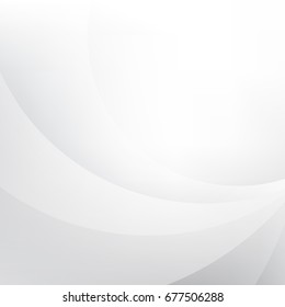 Abstract texture geometric White and gray color technology modern futuristic background, vector illustration