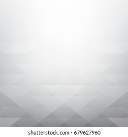Abstract texture geometric White and gray color technology modern futuristic background, vector illustration
