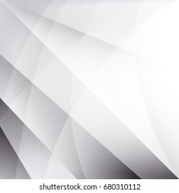 Abstract texture geometric White and gray color technology modern futuristic background, vector illustration