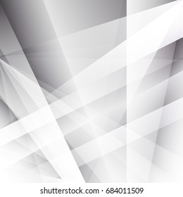 Abstract texture geometric white and gray with space modern  design on Light  gray background, vector illustration
