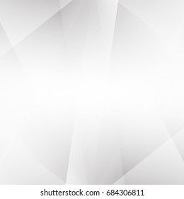 Abstract texture geometric white and gray with space modern  design on Light  gray background, vector illustration