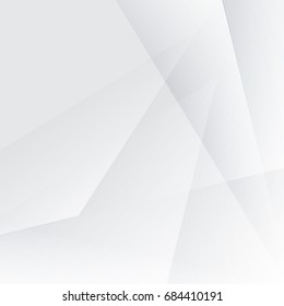Abstract texture geometric white and gray with space modern  design on Light  gray background, vector illustration