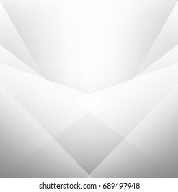 Abstract texture geometric white and gray with space modern  design on Light  gray background, vector illustration