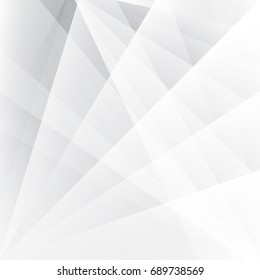 Abstract texture geometric white and gray with space modern  design on Light  gray background, vector illustration