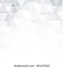 Abstract texture geometric white and gray with space modern  design on Light  gray background, vector illustration