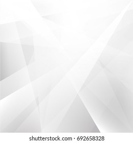 Abstract texture geometric white and gray with space modern  design on Light  gray background, vector illustration