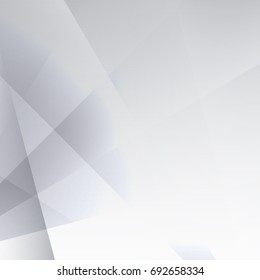 Abstract texture geometric white and gray with space modern  design on Light  gray background, vector illustration