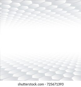 Abstract texture geometric White and gray color technology modern futuristic background, vector illustration