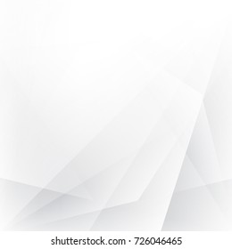 Abstract texture geometric White and gray color technology modern futuristic background, vector illustration