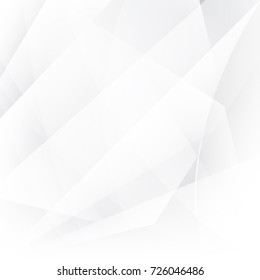 Abstract texture geometric White and gray color technology modern futuristic background, vector illustration