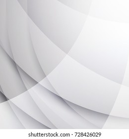 Abstract texture geometric  White and gray color technology modern futuristic background, vector illustration