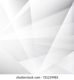 Abstract texture geometric White and gray color technology modern futuristic background, vector illustration