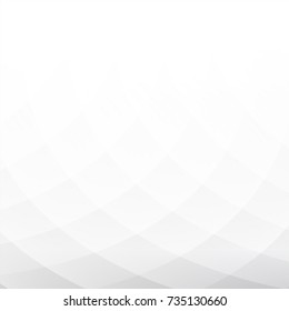 Abstract texture geometric  White and gray color technology modern futuristic background, vector illustration