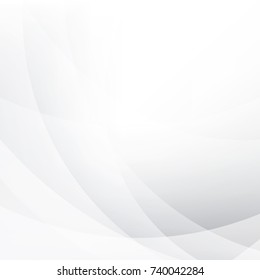 Abstract texture geometric  White and gray color technology modern futuristic background, vector illustration