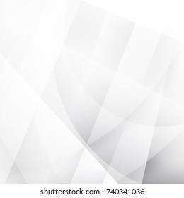 Abstract texture geometric  White and gray color technology modern futuristic background, vector illustration
