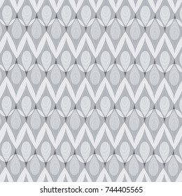 Abstract texture geometric  White and gray color technology modern futuristic background, vector illustration