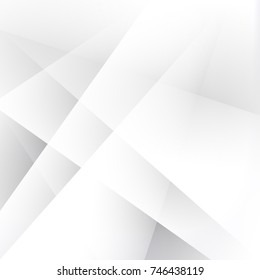 Abstrakte Textur geometrisch Weiß und Grau Farbtechnologie modernen futuristischen Hintergrund, Vektorgrafik