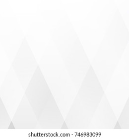 Abstract texture geometric  White and gray color technology modern futuristic background, vector illustration